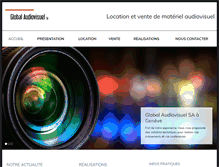 Tablet Screenshot of globalav.ch